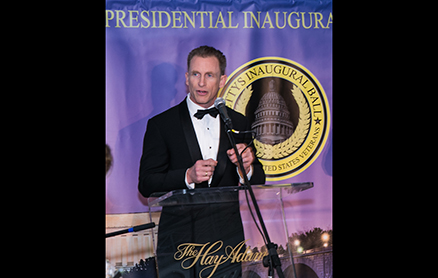 Prior Co-Director, Ted Painter, Addresses Inaugural Ball Attendees